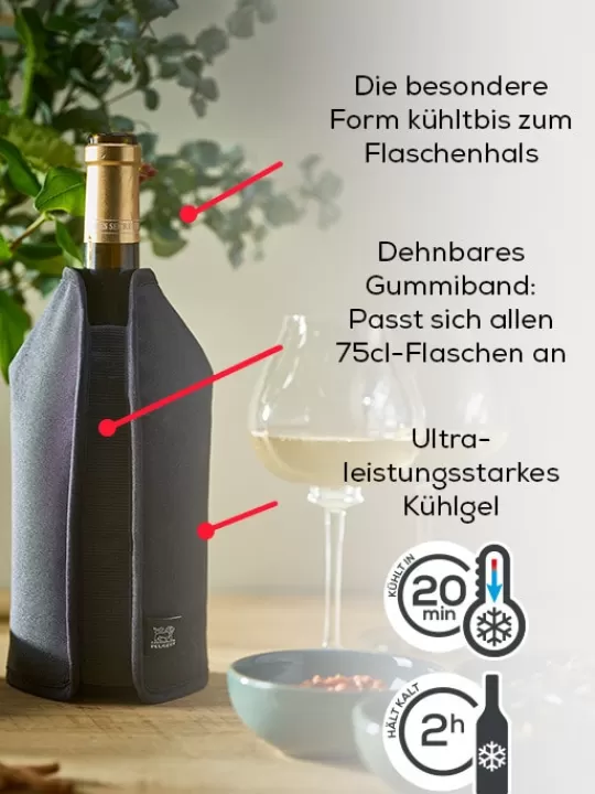 Peugeot Saveurs Wein- Und Champagnerzubehör^Frizz Grau